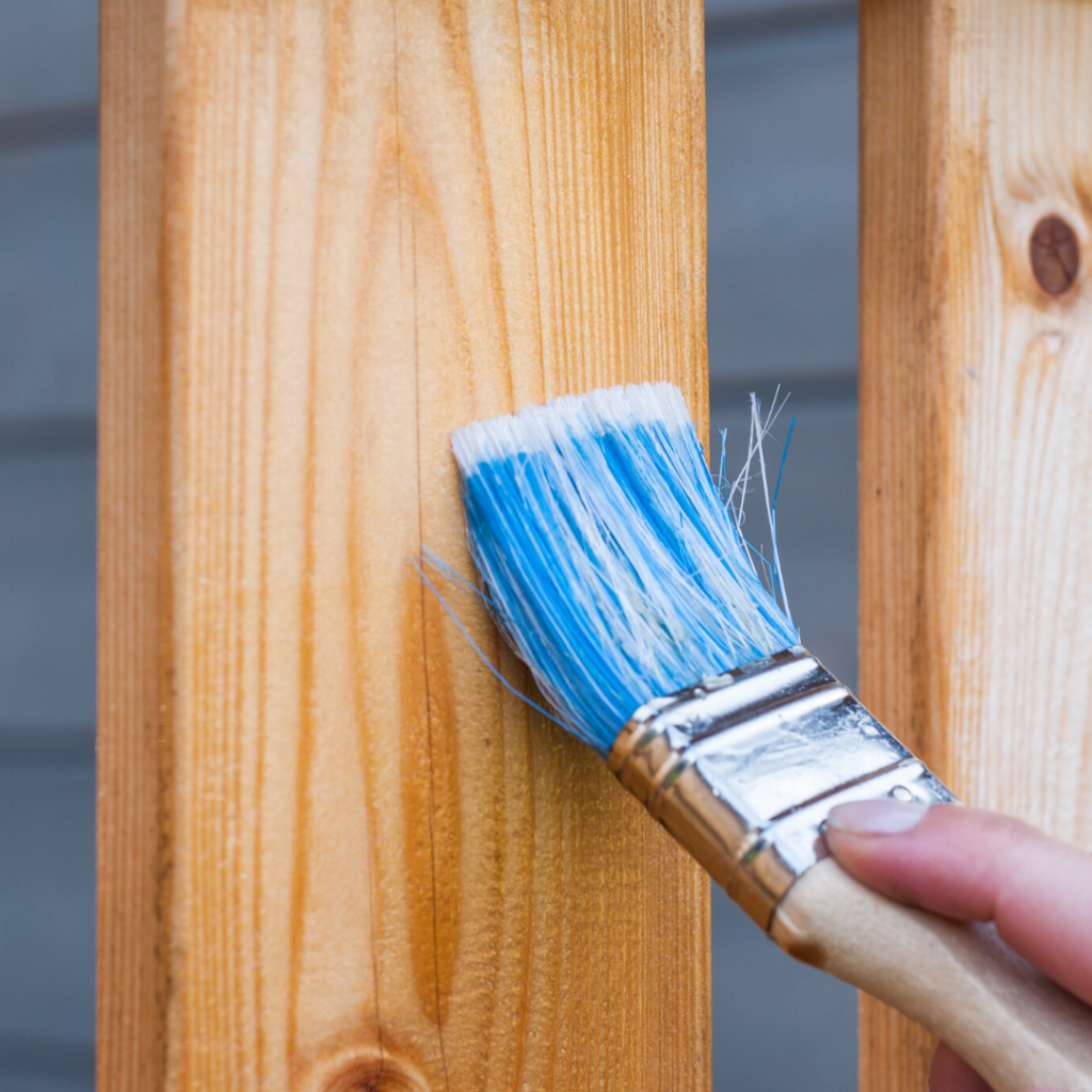 DIY You Can Do When Renting - Painting Wood 